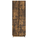 Skab Sæt 2 pcs Røget eg 66 x 34,5 x 90 cm Konstrueret træ