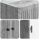 Skab Sæt 2 pcs Grå Sonoma 66 x 34,5 x 90 cm Konstrueret træ