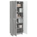 Skab Sæt 2 pcs Grå Sonoma 66 x 34,5 x 90 cm Konstrueret træ