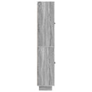 Skab Sæt 2 pcs Grå Sonoma 66 x 34,5 x 90 cm Konstrueret træ