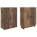 Skab Sæt 2 pcs Gammelt træ 66 x 34,5 x 90 cm Konstrueret træ