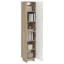 Skab Sæt 2 pcs Sonoma-eg 34,5 x 33 x 90 cm Konstrueret træ