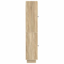 Skab Sæt 2 pcs Sonoma-eg 34,5 x 33 x 90 cm Konstrueret træ