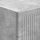 Skab Sæt 2 pcs Betongrå 34,5 x 33 x 90 cm Konstrueret træ