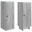 Skab Sæt 2 pcs Grå Sonoma 34,5 x 33 x 90 cm Konstrueret træ