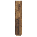 Skab Sæt 2 pcs Gammelt træ 34,5 x 33 x 90 cm Konstrueret træ