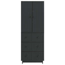 Skab Sæt 2 pcs 66 x 34,5 x 90 cm Konstrueret træ