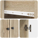 Skab Sæt 2 pcs 66 x 34,5 x 90 cm Konstrueret træ