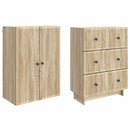 Skab Sæt 2 pcs 66 x 34,5 x 90 cm Konstrueret træ
