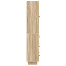 Skab Sæt 2 pcs 66 x 34,5 x 90 cm Konstrueret træ