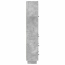 Skab Sæt 2 pcs Betongrå 66 x 34,5 x 90 cm Konstrueret træ