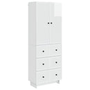 Skab Sæt 2 pcs 66 x 34,5 x 90 cm Konstrueret træ