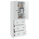 Skab Sæt 2 pcs 66 x 34,5 x 90 cm Konstrueret træ