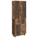Skab Sæt 2 pcs 66 x 34,5 x 90 cm Konstrueret træ