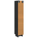 Skab Sæt 2 pcs 33 x 34,5 x 90 cm Konstrueret træ