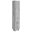 Skab Sæt 2 pcs 33 x 34,5 x 90 cm Konstrueret træ