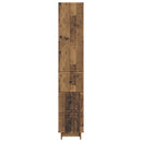 Skab Sæt 2 pcs Gammelt træ 33 x 34,5 x 90 cm Konstrueret træ