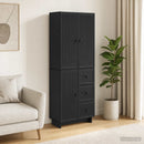 Skab Sæt 2 pcs 66 x 34,5 x 90 cm Konstrueret træ