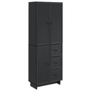 Skab Sæt 2 pcs 66 x 34,5 x 90 cm Konstrueret træ