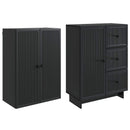 Skab Sæt 2 pcs 66 x 34,5 x 90 cm Konstrueret træ
