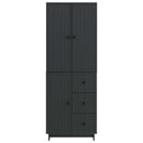 Skab Sæt 2 pcs 66 x 34,5 x 90 cm Konstrueret træ