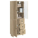 Skab Sæt 2 pcs 66 x 34,5 x 90 cm Konstrueret træ
