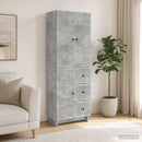 Skab Sæt 2 pcs 66 x 34,5 x 90 cm Konstrueret træ