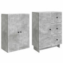 Skab Sæt 2 pcs 66 x 34,5 x 90 cm Konstrueret træ