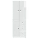 Skab Sæt 2 pcs 66 x 34,5 x 90 cm Konstrueret træ