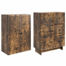 Skab Sæt 2 pcs 66 x 34,5 x 90 cm Konstrueret træ