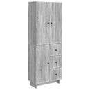 Skab Sæt 2 pcs 66 x 34,5 x 90 cm Konstrueret træ