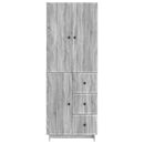 Skab Sæt 2 pcs 66 x 34,5 x 90 cm Konstrueret træ