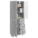 Skab Sæt 2 pcs 66 x 34,5 x 90 cm Konstrueret træ