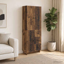 Skab Sæt 2 pcs 66 x 34,5 x 90 cm Konstrueret træ