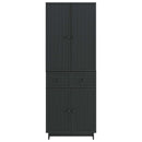 Skab Sæt 2 pcs 66 x 34,5 x 90 cm Konstrueret træ