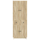 Skab Sæt 2 pcs 66 x 34,5 x 90 cm Konstrueret træ