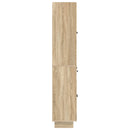 Skab Sæt 2 pcs 66 x 34,5 x 90 cm Konstrueret træ