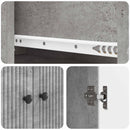 Skab Sæt 2 pcs 66 x 34,5 x 90 cm Konstrueret træ