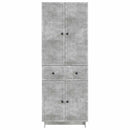 Skab Sæt 2 pcs 66 x 34,5 x 90 cm Konstrueret træ