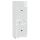 Skab Sæt 2 pcs 66 x 34,5 x 90 cm Konstrueret træ