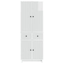 Skab Sæt 2 pcs 66 x 34,5 x 90 cm Konstrueret træ