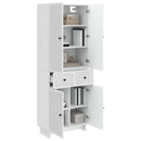 Skab Sæt 2 pcs 66 x 34,5 x 90 cm Konstrueret træ