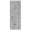 Skab Sæt 2 pcs 66 x 34,5 x 90 cm Konstrueret træ