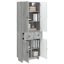 Skab Sæt 2 pcs 66 x 34,5 x 90 cm Konstrueret træ