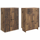 Skab Sæt 2 pcs 66 x 34,5 x 90 cm Konstrueret træ
