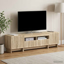 3-delt LED TV Skab EDE Sonoma-eg Konstrueret træ