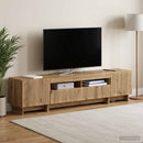 5-delt LED TV-skab Artisan-eg Konstrueret træ