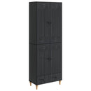 Skab Sæt 2 pcs 66 x 34,5 x 95 cm Konstrueret træ