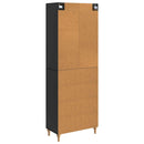 Skab Sæt 2 pcs 66 x 34,5 x 95 cm Konstrueret træ