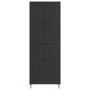 Skab Sæt 2 pcs 66 x 34,5 x 95 cm Konstrueret træ